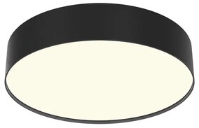 Plafoniera LED design tehnic Zoom D-30cm 3000K negru