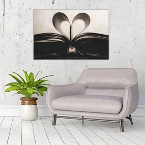 Tablou cu carte (90x60 cm)