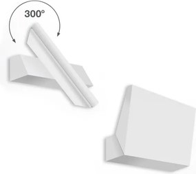 Telefunken - Aplica LED de exterior pentru perete, 10W, 230V, IP44, albă