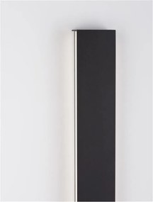 Aplica LED pentru baie cu protectie IP44 SELINE negru L-60cm