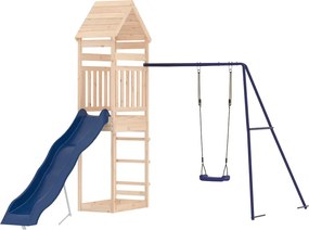vidaXL Set de joacă pentru exterior, lemn masiv de pin
