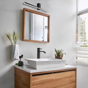 Aplică LED pentru oglindă de baie ARTEMIS LED/13,8W/230V 4000K 60 cm IP44 negru