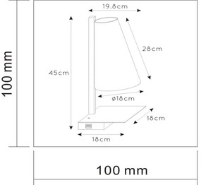 Lampă dimabilă de masă Lucide 30295/01/30 GREGORY 1xE27/60W/230V USB negru