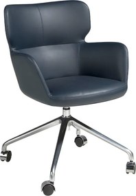 Scaun de birou elegant Blue swivel office