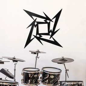 DUBLEZ | Simbol din lemn - Metallica Ninja Star