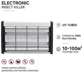 Brilagi - Capcană electrică pentru insecte 2xUV/18W/230V pentru 100 m2