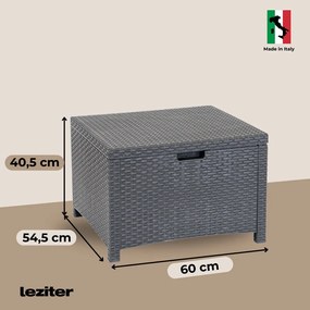 Set de mobilier de grădină Venus II Big cu 6 locuri, grafit