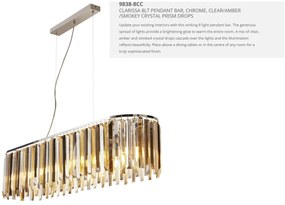 Lustra eleganta design modern Clarissa 8L 9838-8CC SRT