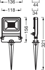 Osram - Proiector LED ENDURA LED/20W/230V IP65