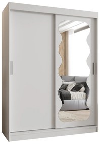 Dulap de haine 150 cm Spock (alb). 1126076