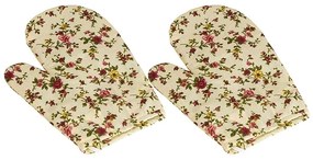 Mănușă de bucătărie Bellatex Trandafir roz, 28 x 18 cm, 2 buc