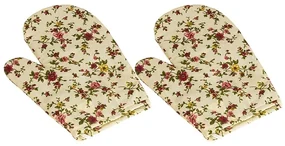 Mănușă de bucătărie Bellatex Trandafir roz, 28 x 18 cm, 2 buc