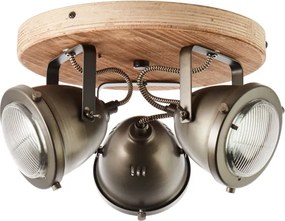 Brilliant - Corp de iluminat cu spoturi CARMEN WOOD 3xGU10/5W/230V eucalipt