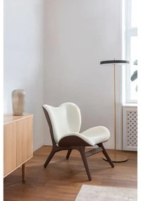 Lampadar negru LED cu intensitate reglabilă cu abajur din metal (înălțime 151 cm) Asteria Floor – UMAGE