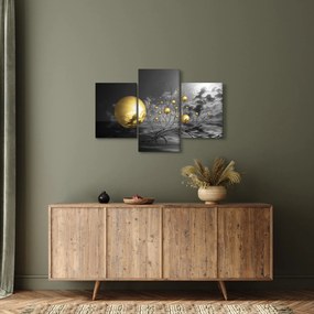 Tabloul bilelor în ocru (90x60 cm)
