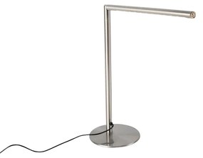 Lampă de masă modernă din oțel cu dimmer tactil inclusiv LED - Douwe