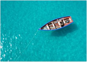 Tablou - Barcă de pescuit tradițională (70x50 cm)