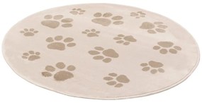 Covor pentru copii bej ø133 cm Paws Light Beige – FD