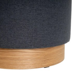 Pufuri gri-închis 2 buc. – Casa Selección