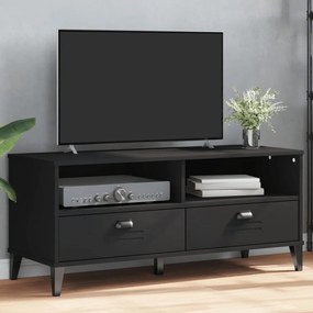 vidaXL Dulap TV „VIKEN”, negru, lemn prelucrat