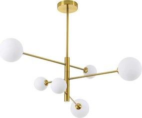 Lustră cu tijă DORADO 6xG9/40W/230V aurie