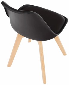 Scaun de sufragerie Balea (maro închis). 1029456