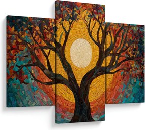 Tablou - Soarele în coroana arborelui vieții (90x60 cm)