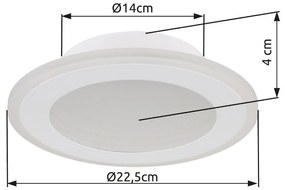 Plafoniera LED cu efect de oglinda 3D LAMELA