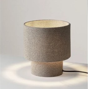 Veioza, Lampa de masa cu abajur maro deschis SYRIN