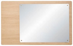 Oglindă de perete cu ramă din lemn 80x50 cm Split – Hübsch