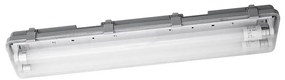 Corp de iluminat LED fluorescent industrial DAMP T8 2xG13/7W/230V IP65 Ledvance