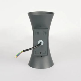 Brilagi - Aplica LED de exterior BICON, 10W, 230V, antracit, IP44