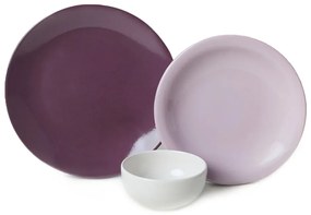 Serviciu de masă 18 buc. din ceramică – Hermia