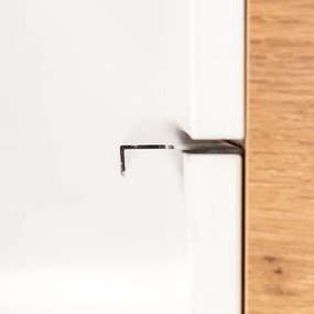 Dulap inferior Vario Trim 80 cu lavoar stejar-alb