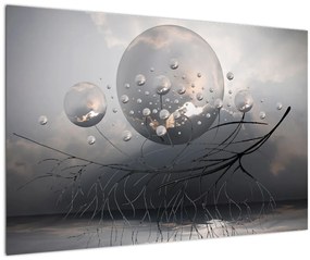 Tabloul bilelor abstracte (90x60 cm)