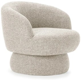 Fotoliu bej pivotant Dali – MOME