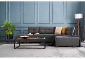 Colțar gri închis extensibil (colț pe partea dreaptă) Manama – Balcab Home