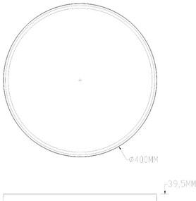 Plafonieră LED RGBW dimabilă Zuma Line MS750400R-BK&GD ORBITRAL 32W/230V+8W negru/auriu + telecomandă