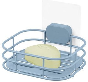 Savonieră albastru-deschis autoadezivă din metal Grena – Compactor