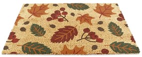 Covoraș de intrare din fibre de nucă de cocos 60x90 cm Autumn Leaves – Artsy Doormats