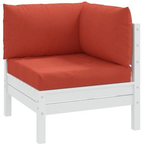 vidaXL Perne de paleți, 3 buc., melanj roșu vin, material textil