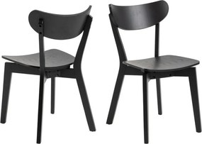 Scaun de dining negru Roxby – Actona