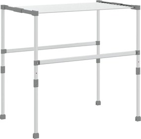 vidaXL Uscător de rufe, 83x(50-55)x(40-85) cm, aluminiu