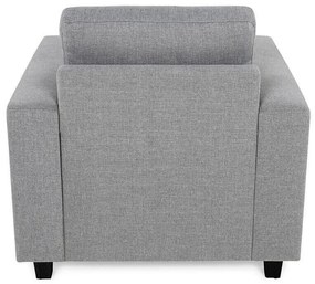 Fotoliu Scandinavian Choice C162Gri, 80x93x88cm, Tapiterie, Picioare: Plastic