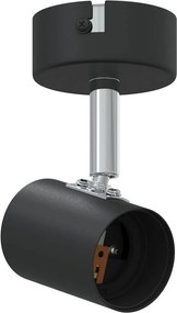 vidaXL Spot de tavan Negru 6,5 x 6 x 11,5 cm Metal