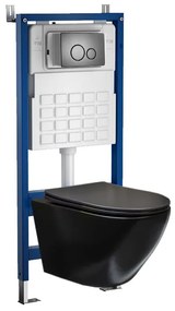 Set rezervor WC montat pe perete Roya Delos BLM 81GRE