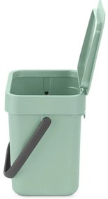 Cos de gunoi colectare selectiva Brabantia Sort&Go 1005520, 3 L, Maner, Verde deschis