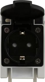 Nordlux - Lumină LED pentru oglindă de baie cu priză, 15W, 230V, IP44, 68,4 cm, negru