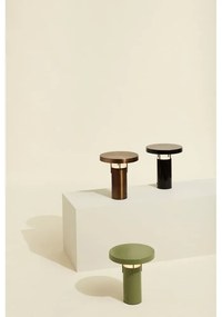 Veioză verde LED cu intensitate reglabilă cu abajur din metal (înălțime 28 cm) BringMe – Hübsch