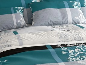 Lenjerie de pat din polibumbac LUXURY turcoaz Dimensiune lenjerie de pat: 70 x 90 cm | 140 x 220 cm